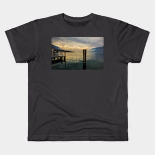 Lake Garda Seen from Malcesine Kids T-Shirt